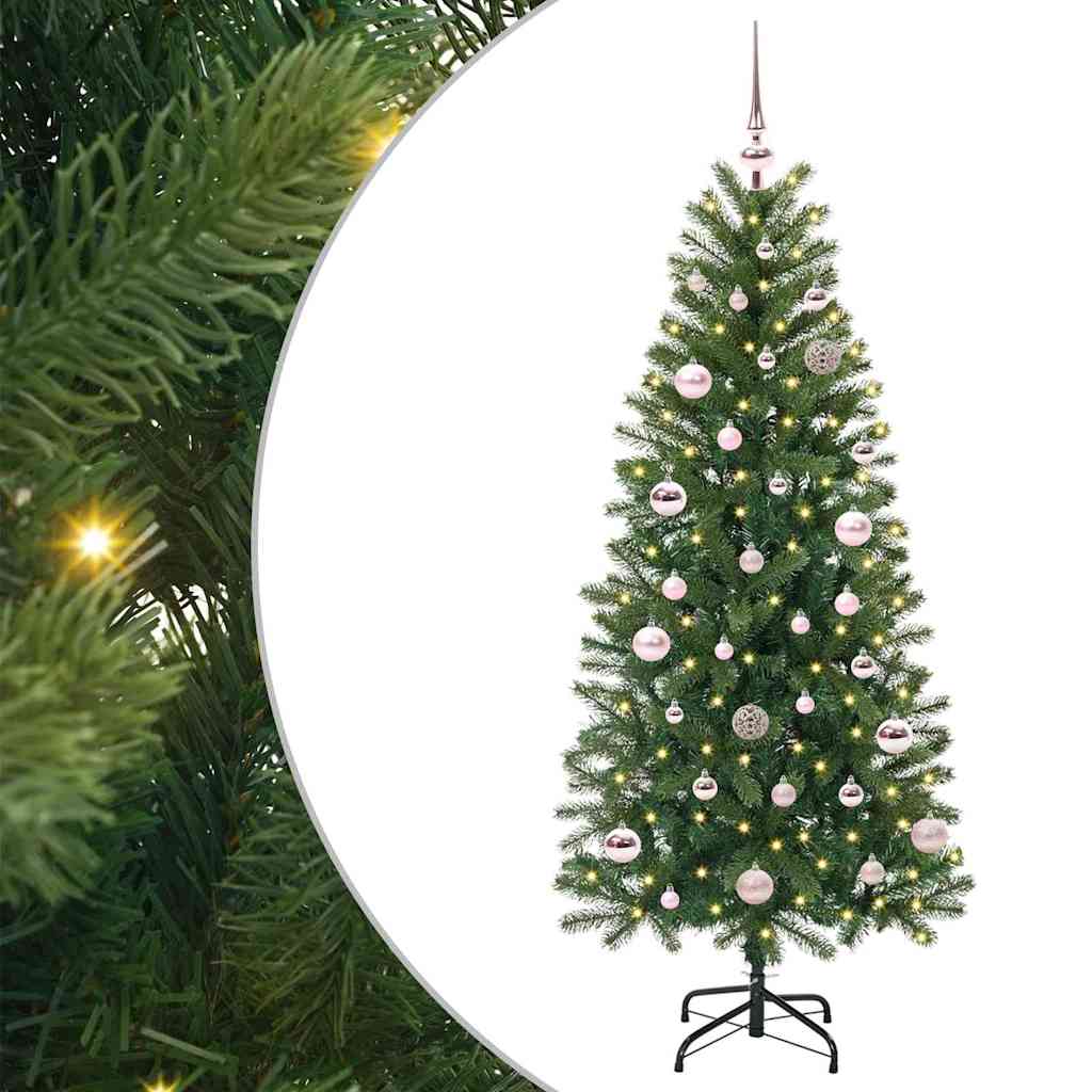 HKH Árvore de Natal Artificial com 150 Leds Verde em PE e PVC