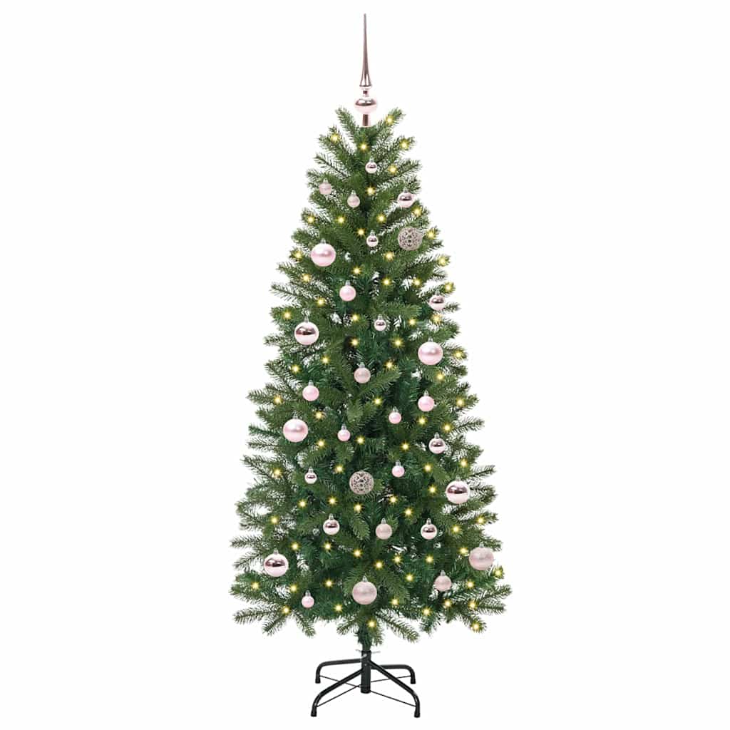 HKH Árvore de Natal Artificial com 150 Leds Verde em PE e PVC