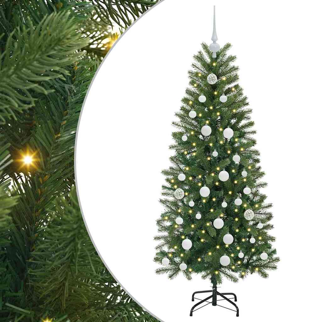 HKH Árvore de Natal Artificial com 150 Leds Verde em PE e PVC