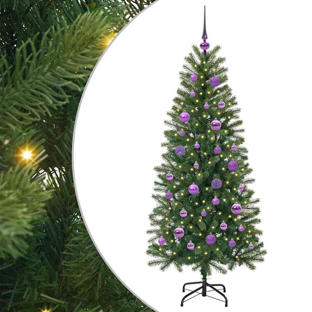 HKH Árvore de Natal Artificial com 150 Leds Verde em PE e PVC