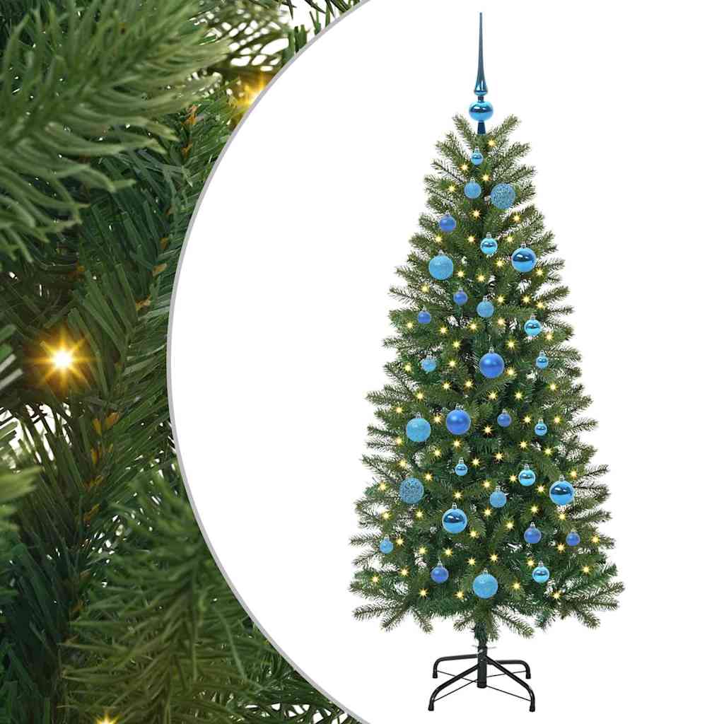 HKH Árvore de Natal Artificial com 150 Leds Verde em PE e PVC
