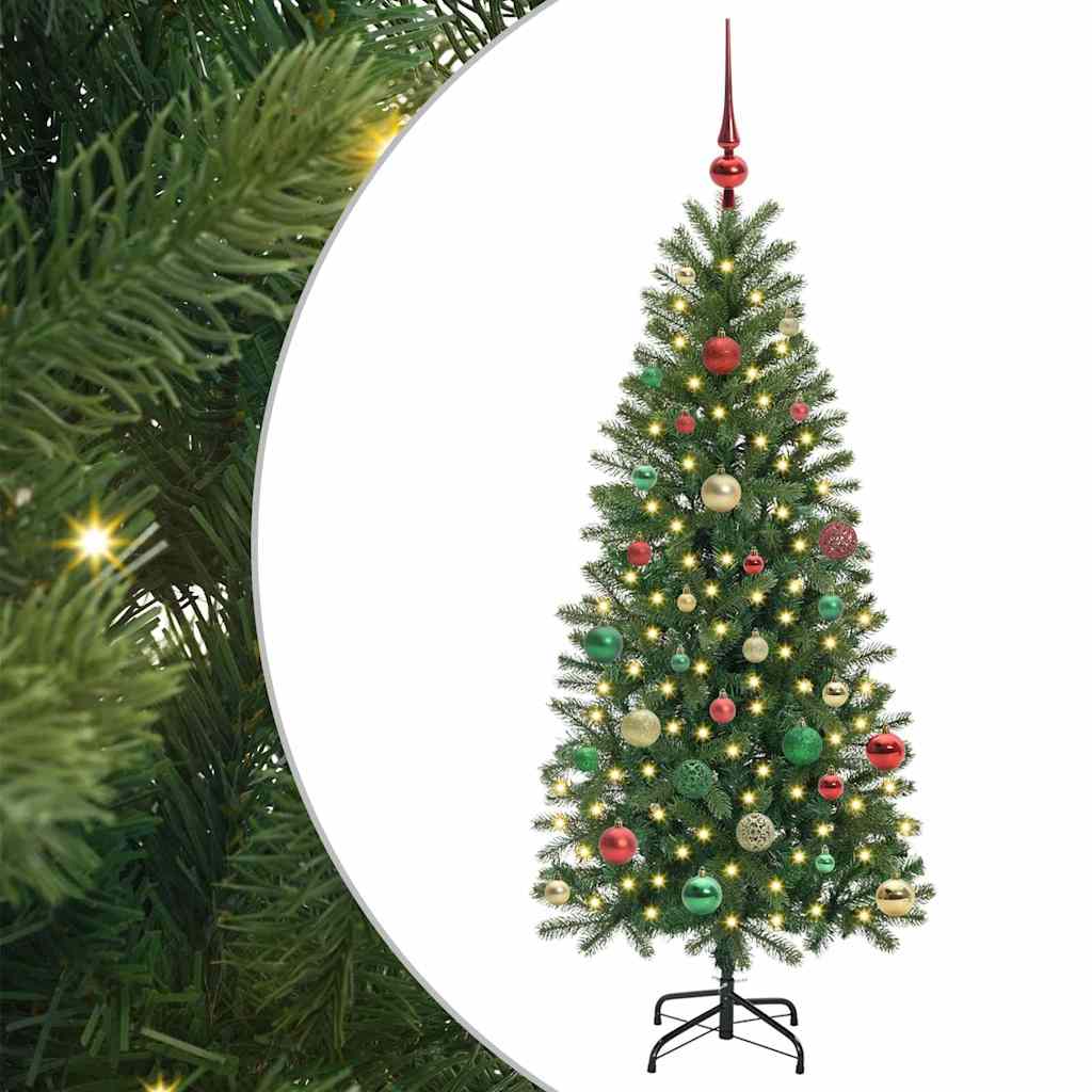 HKH Árvore de Natal Artificial com 150 Leds Verde em PE e PVC