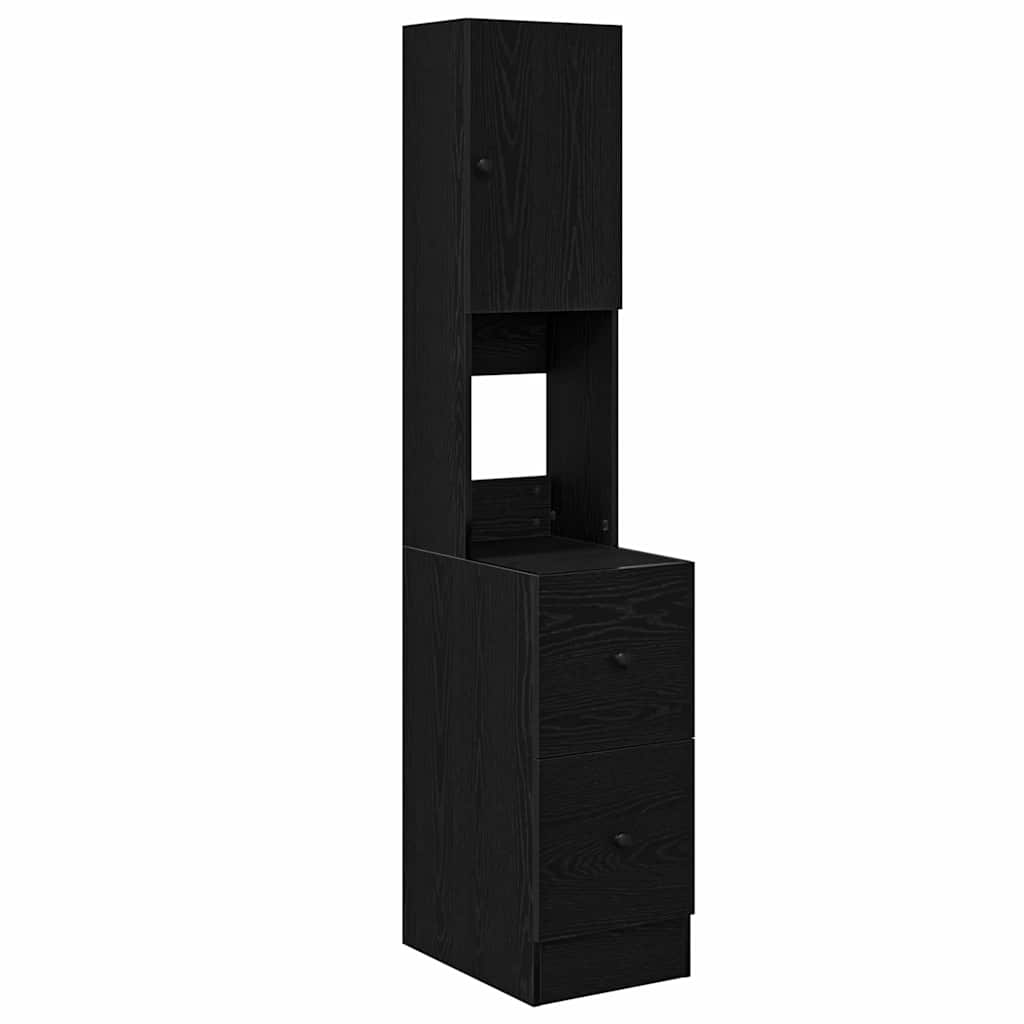 HKH Buffet de Cozinha com Gaveta em Carvalho - Preto