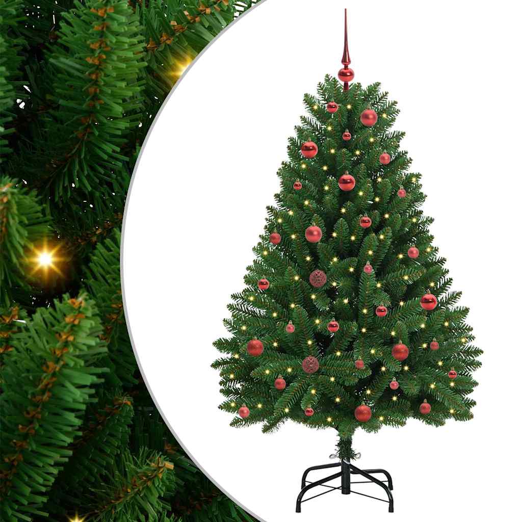 HKH Árvore de Natal Artificial Verde em Metal e PVC