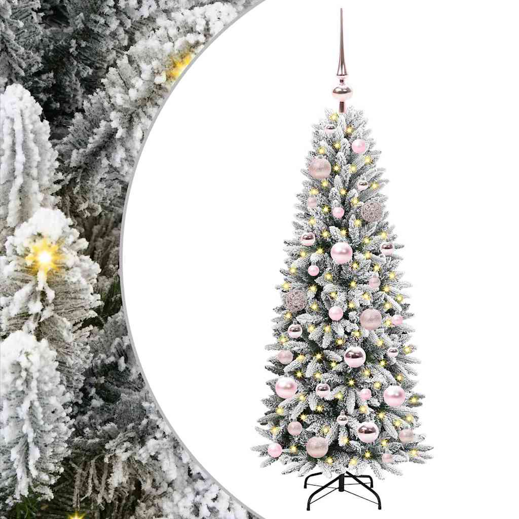 HKH Árvore de Natal Artificial com 150 Leds - Branco