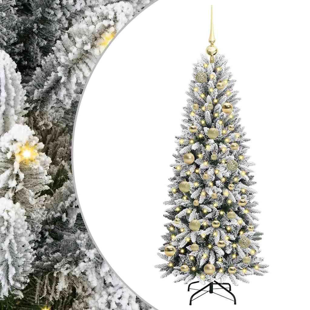 HKH Árvore de Natal Artificial com 150 Leds - Branco
