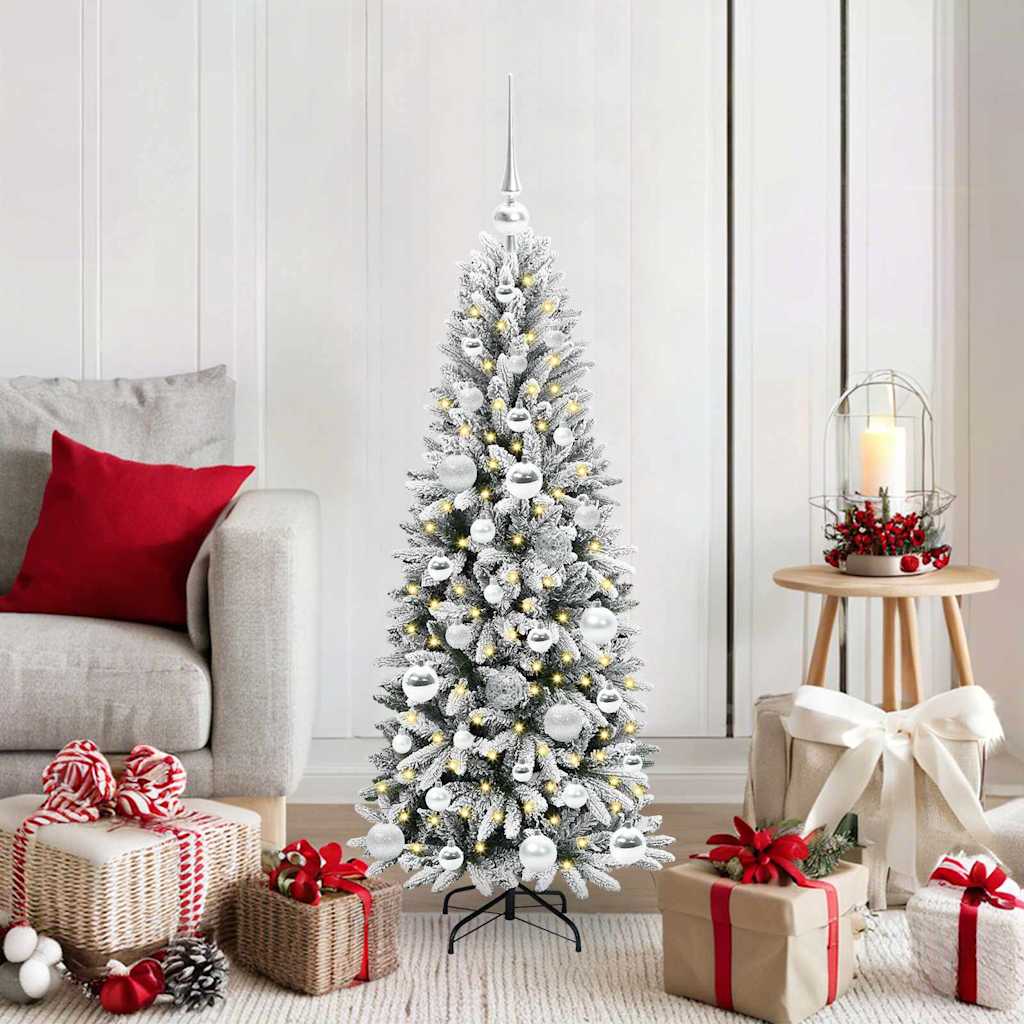 HKH Árvore de Natal Artificial com 150 Leds - Branco