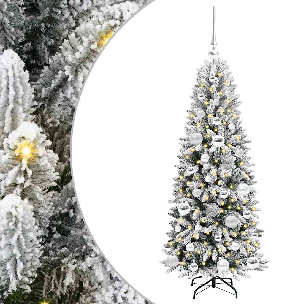 HKH Árvore de Natal Artificial com 150 Leds - Branco