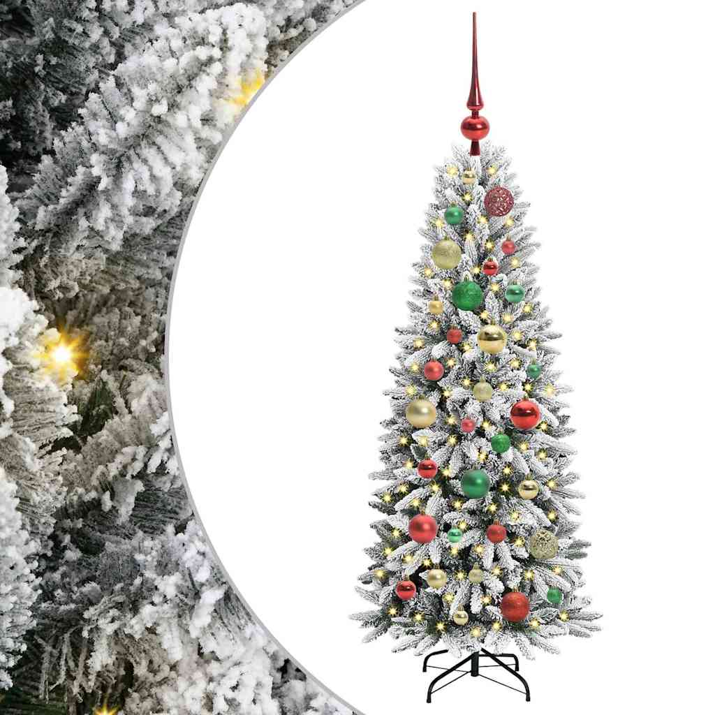 HKH Árvore de Natal Artificial com 150 Leds - Branco