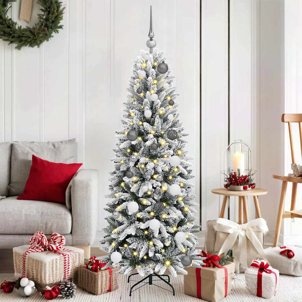 HKH Árvore de Natal Artificial com 150 Leds - Branco