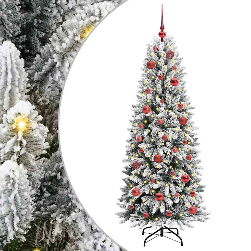 HKH Árvore de Natal Artificial com 150 Leds - Branco