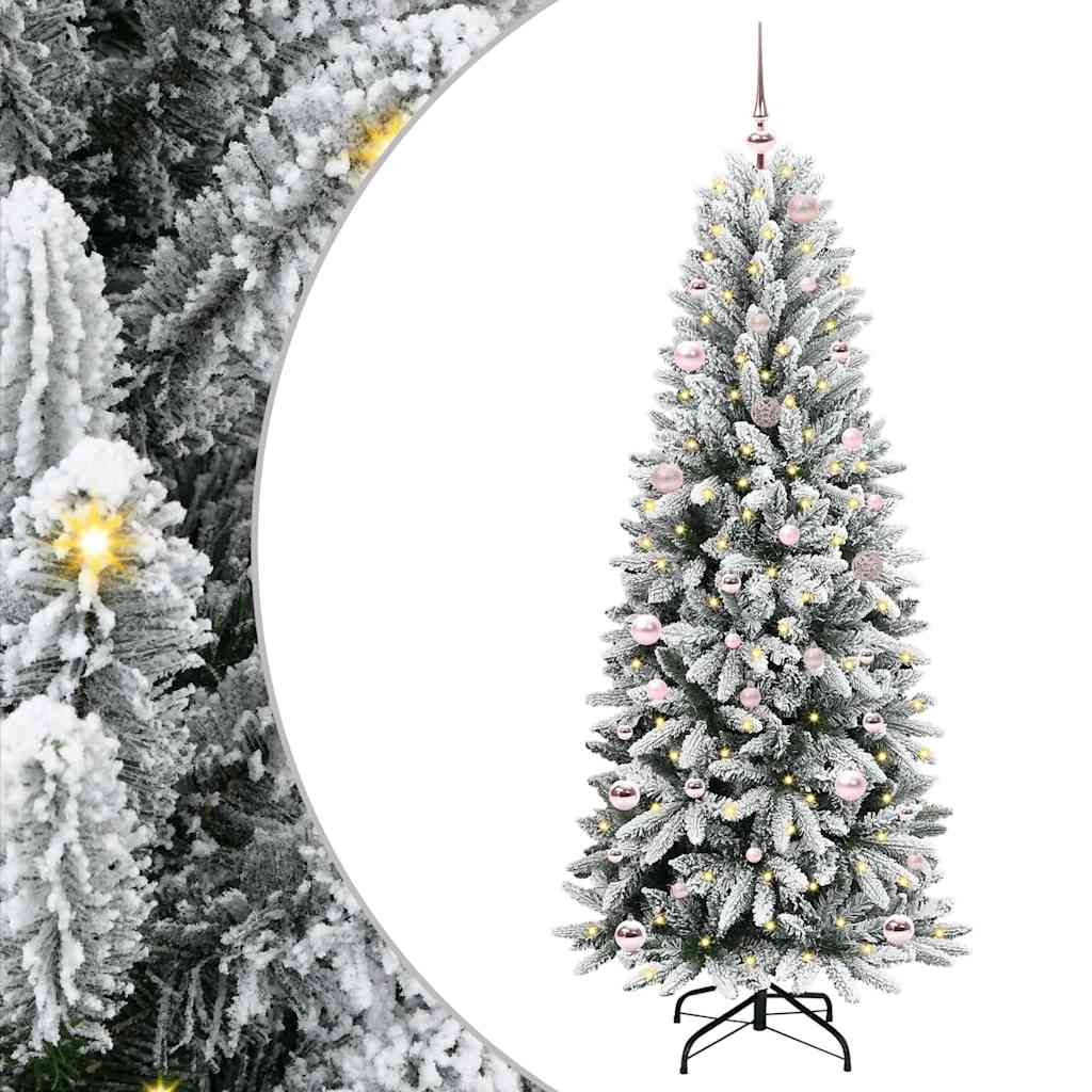 HKH Árvore de Natal Artificial com 150 Leds - Branco