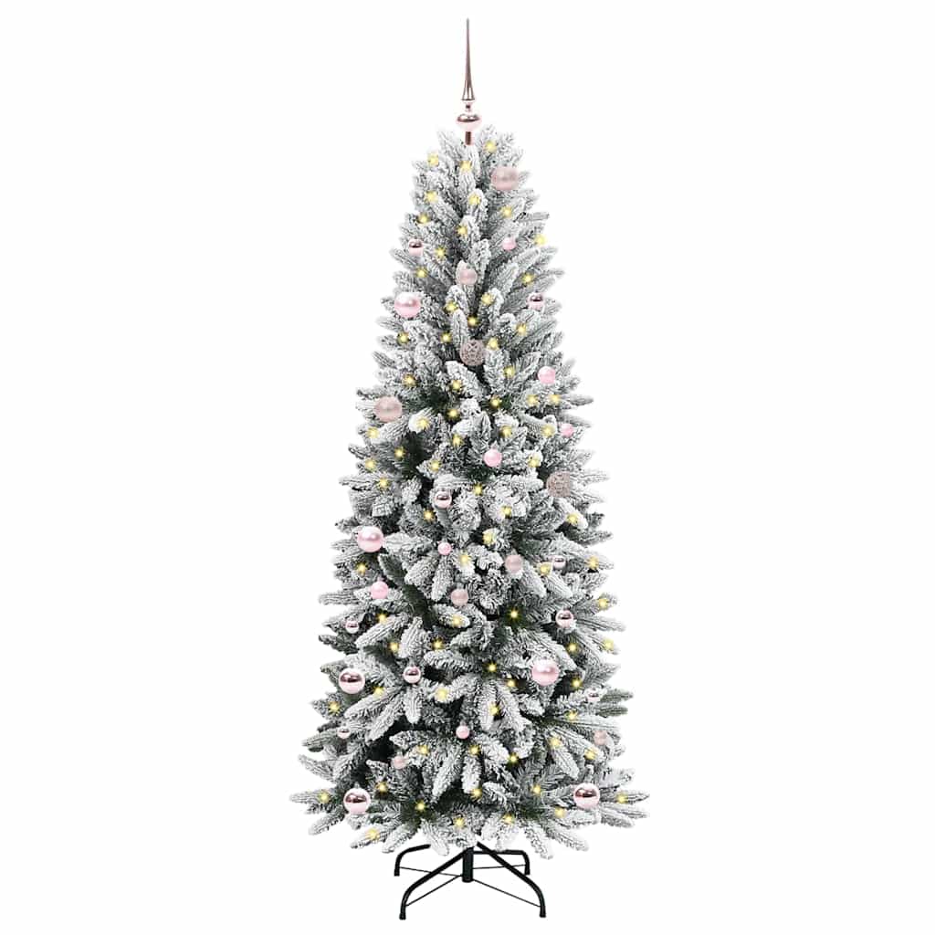 HKH Árvore de Natal Artificial com 150 Leds - Branco