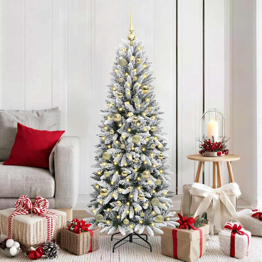 HKH Árvore de Natal Artificial com 150 Leds - Branco
