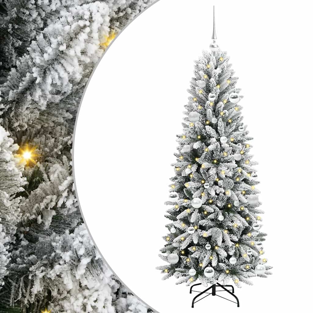 HKH Árvore de Natal Artificial com 150 Leds - Branco