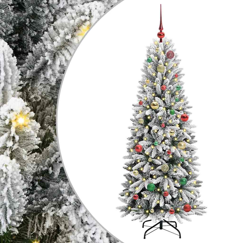HKH Árvore de Natal Artificial com 150 Leds - Branco