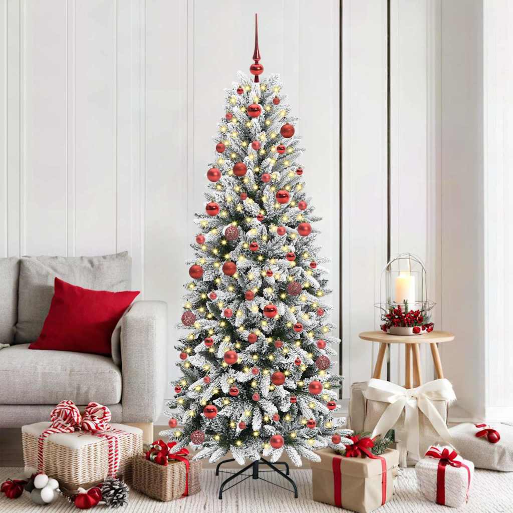 HKH Árvore de Natal Artificial com 300 Leds - Branco
