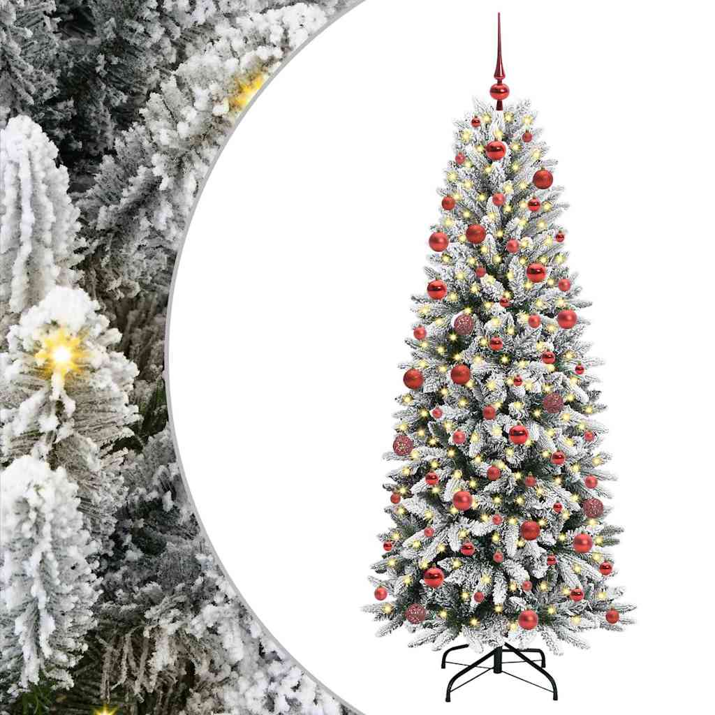 HKH Árvore de Natal Artificial com 300 Leds - Branco