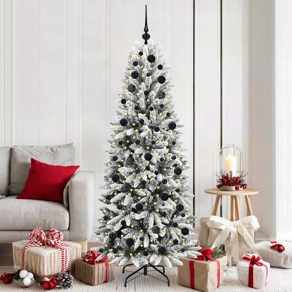 HKH Árvore de Natal Artificial com 300 Leds - Branco