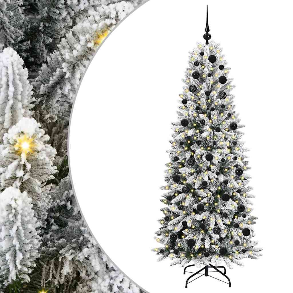 HKH Árvore de Natal Artificial com 300 Leds - Branco