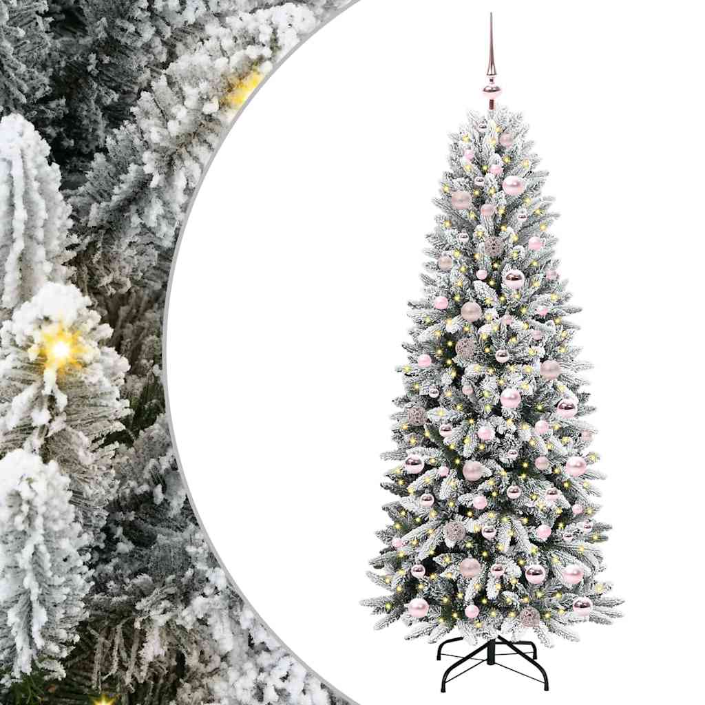 HKH Árvore de Natal Artificial com 300 Leds - Branco