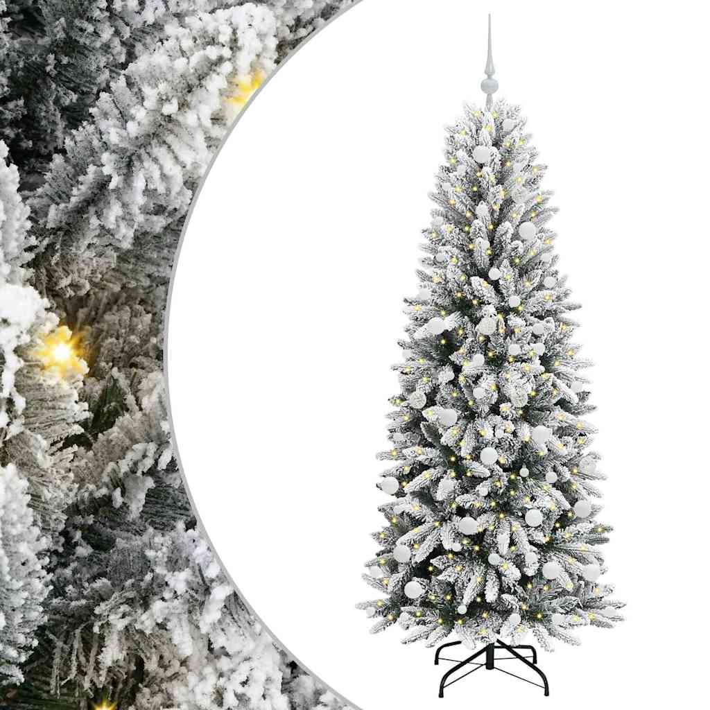 HKH Árvore de Natal Artificial com 300 Leds - Branco
