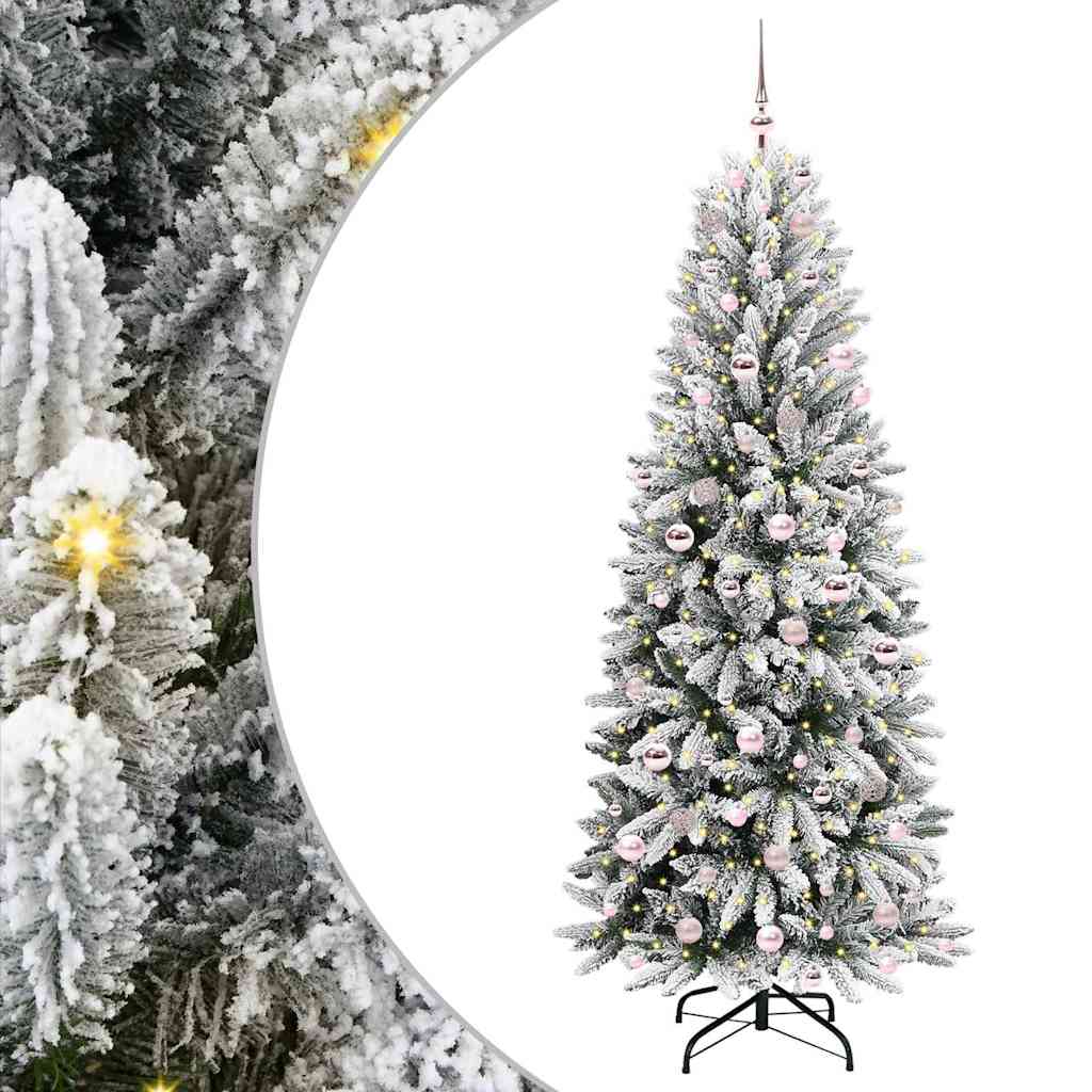HKH Árvore de Natal Artificial com 300 Leds - Branco