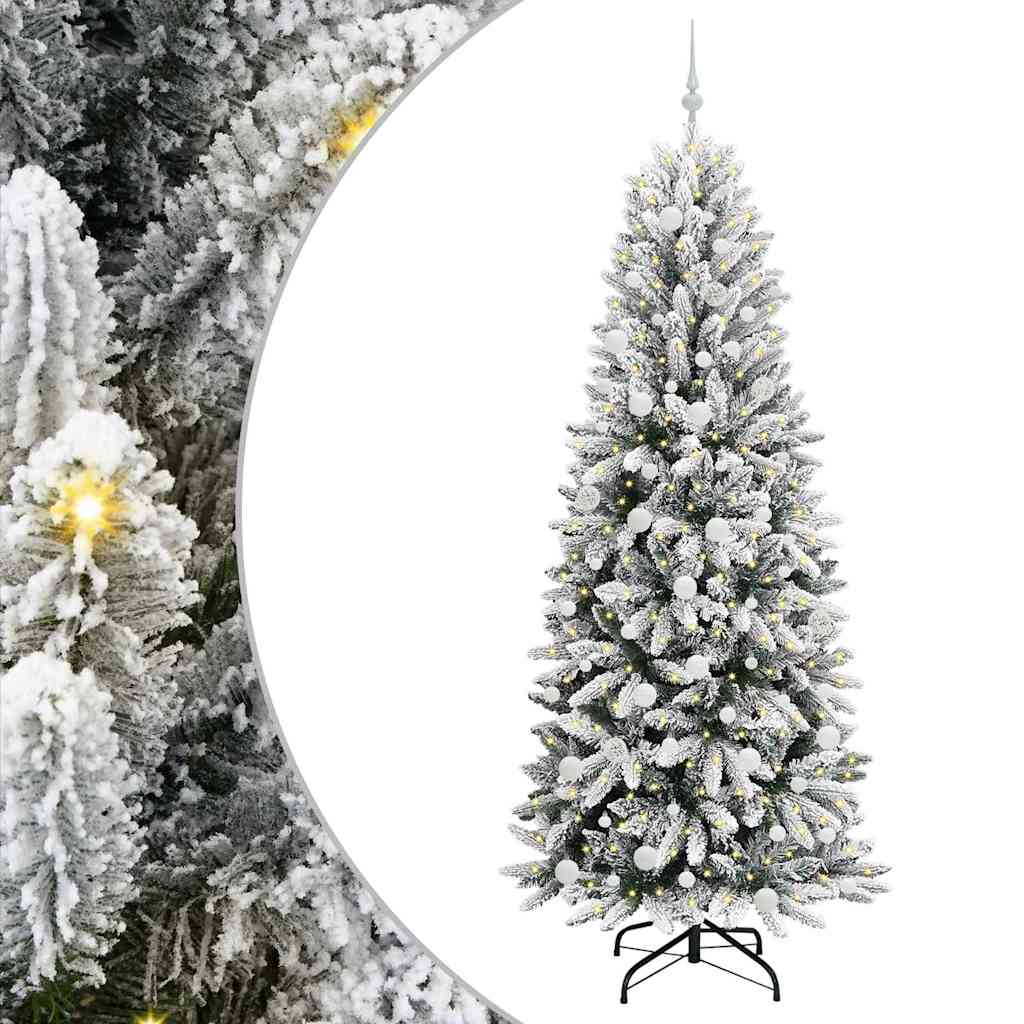 HKH Árvore de Natal Artificial com 300 Leds - Branco