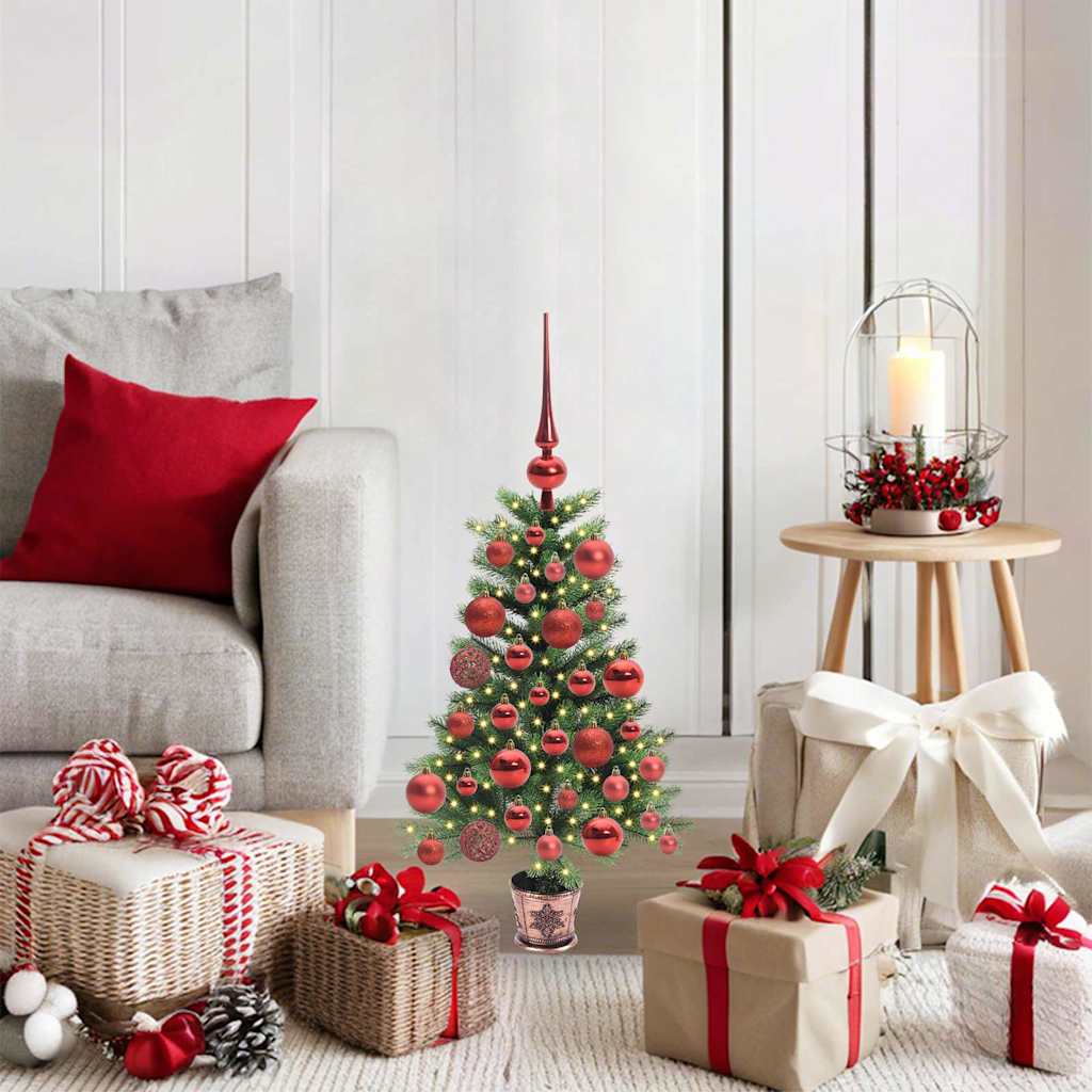 HKH Árvore de Natal com 150 Leds com Suporte Verde em PE