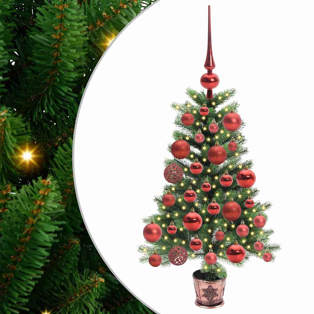 HKH Árvore de Natal com 150 Leds com Suporte Verde em PE