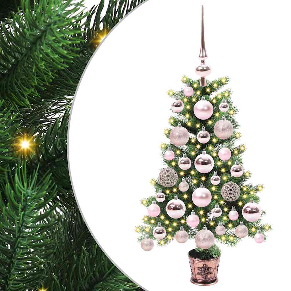HKH Árvore de Natal com 150 Leds com Suporte Verde em PE