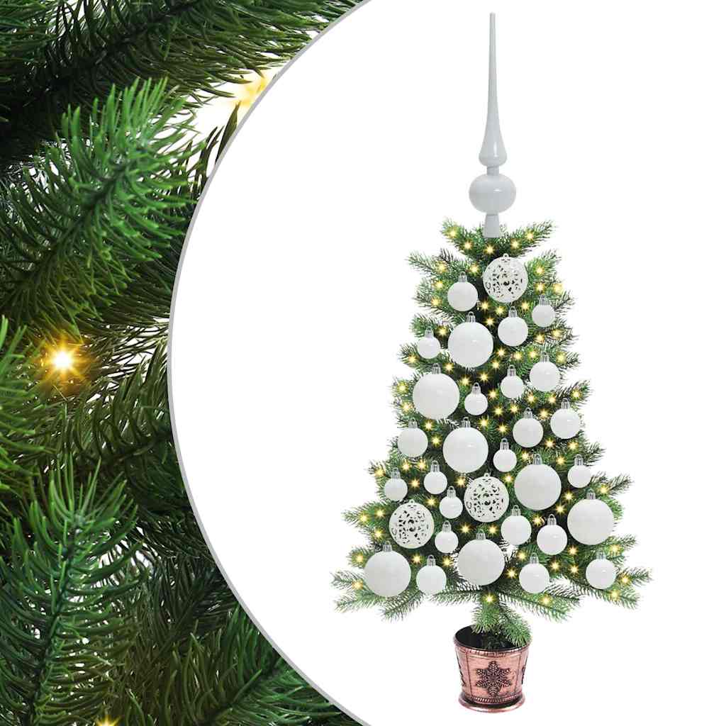 HKH Árvore de Natal com 150 Leds com Suporte Verde em PE