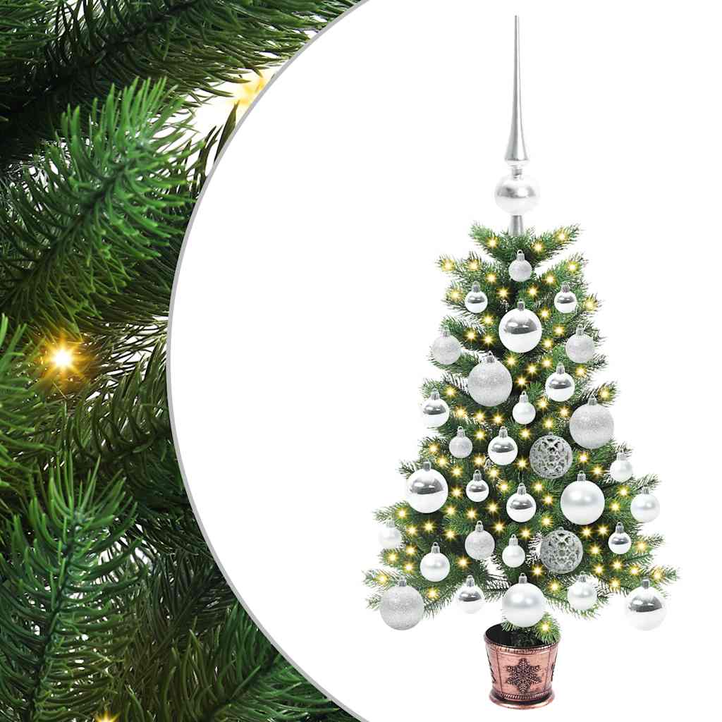 HKH Árvore de Natal com 150 Leds com Suporte Verde em PE