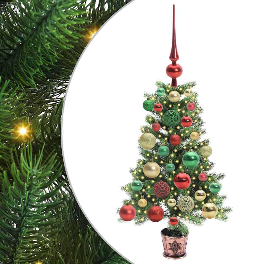 HKH Árvore de Natal com 150 Leds com Suporte Verde em PE