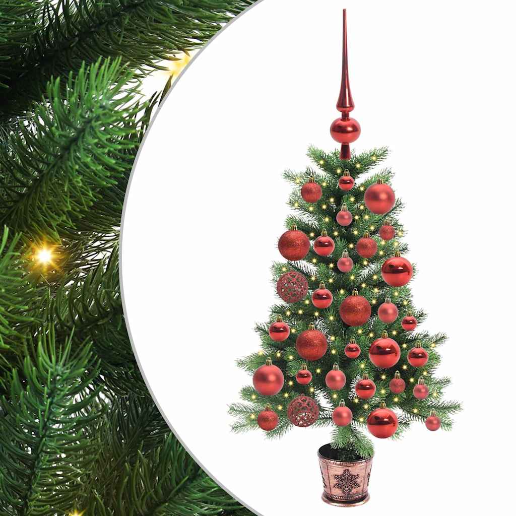 HKH Árvore de Natal com 150 Leds com Suporte Verde em PE