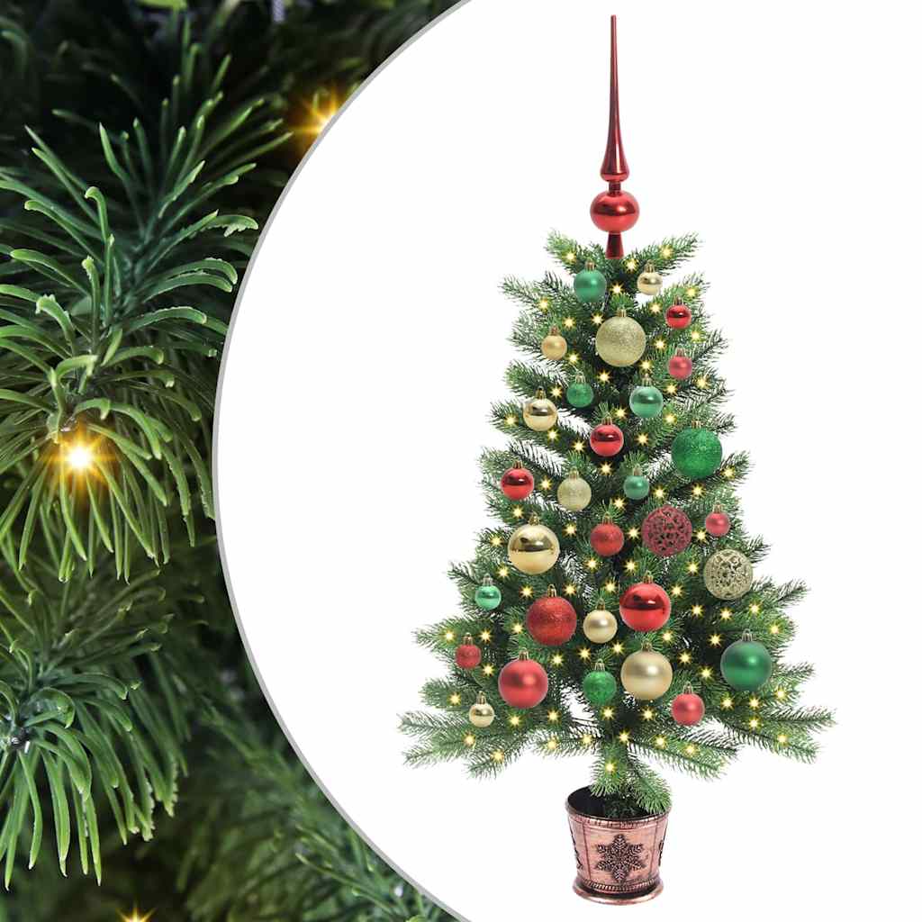 HKH Árvore de Natal com 150 Leds com Suporte Verde em PE