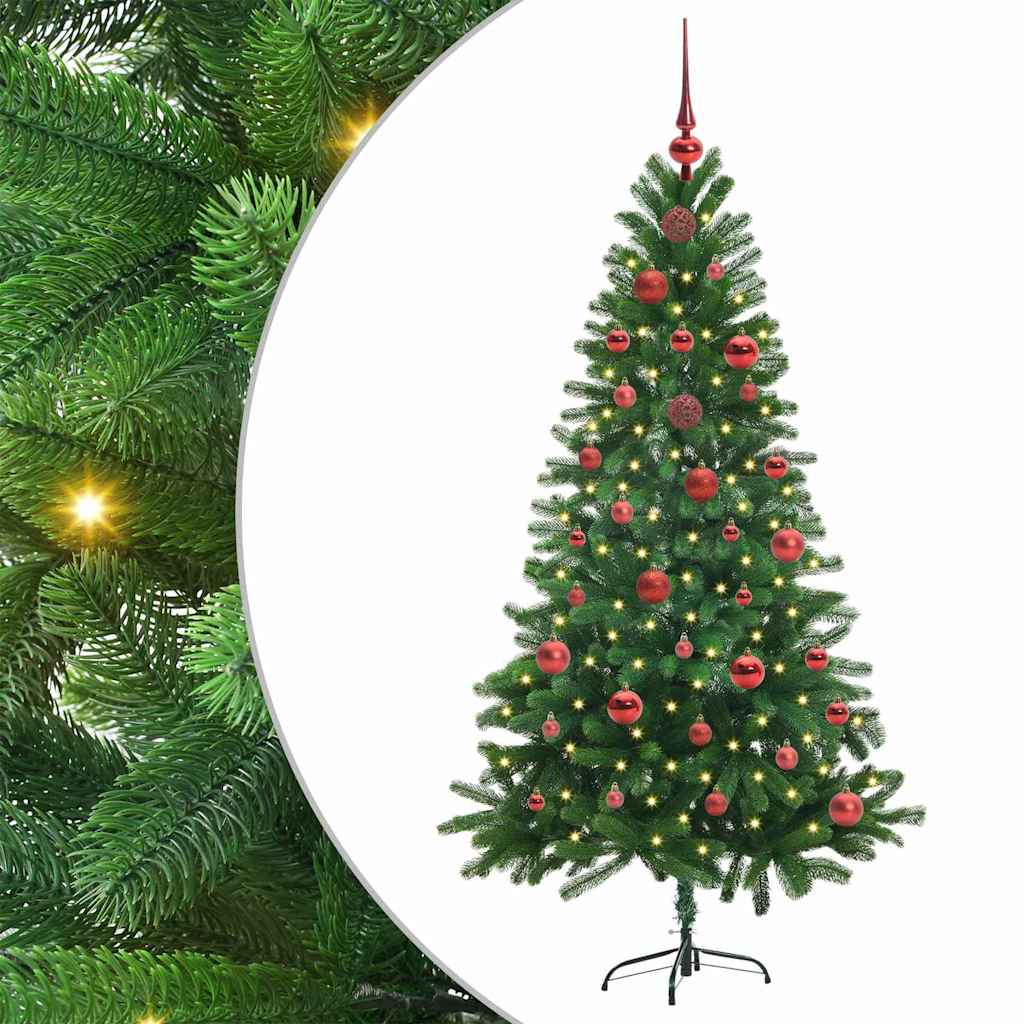 HKH Árvore de Natal com 150 Leds com Suporte Verde em PE