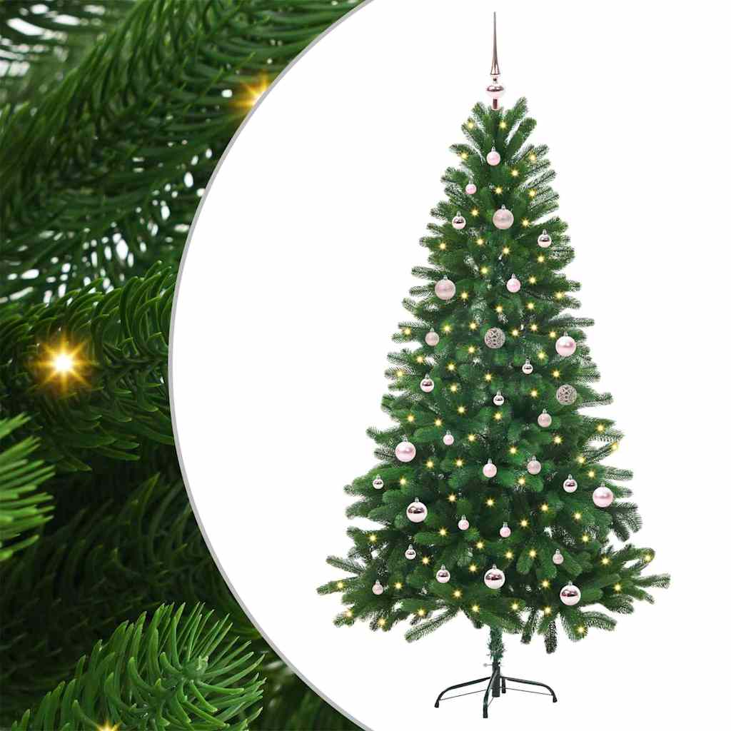 HKH Árvore de Natal com 150 Leds com Suporte Verde em PE