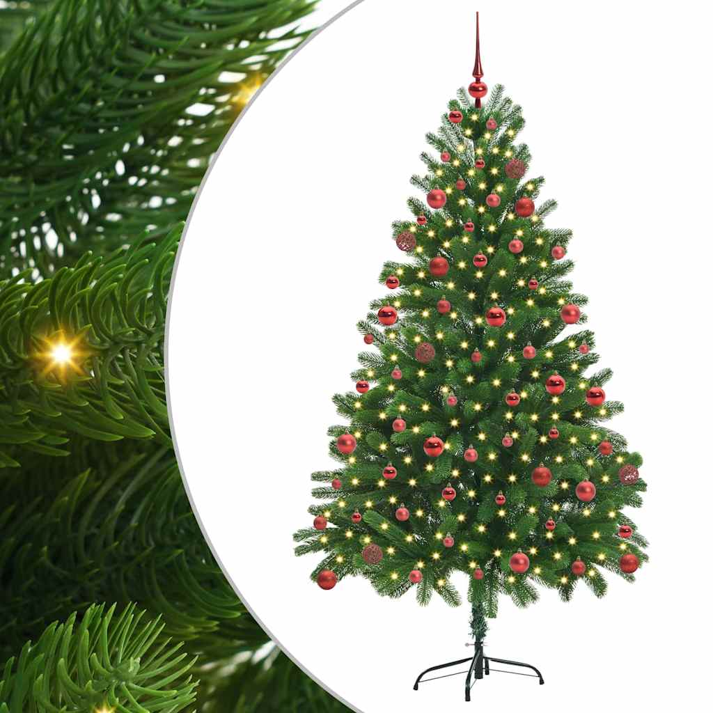 HKH Árvore de Natal com 300 Leds com Suporte Verde em PE