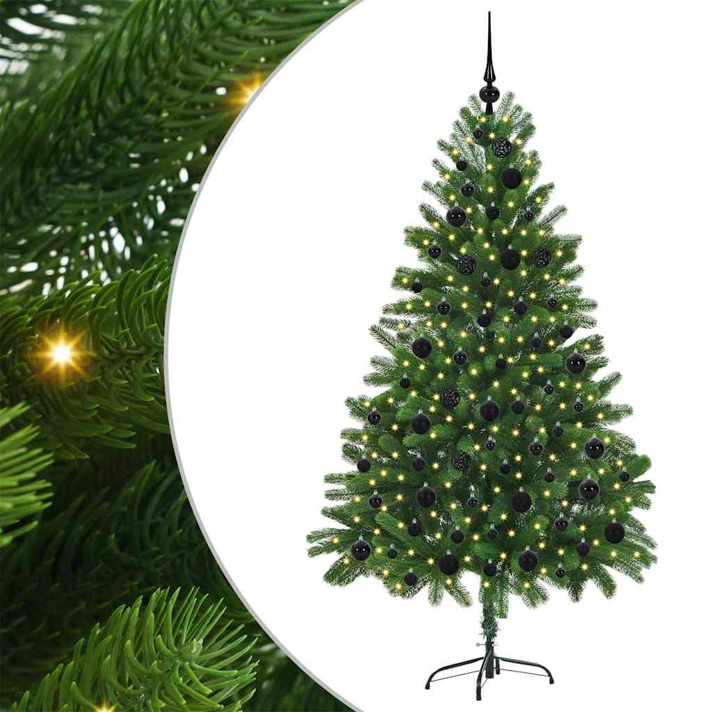 HKH Árvore de Natal com 300 Leds com Suporte Verde em PE