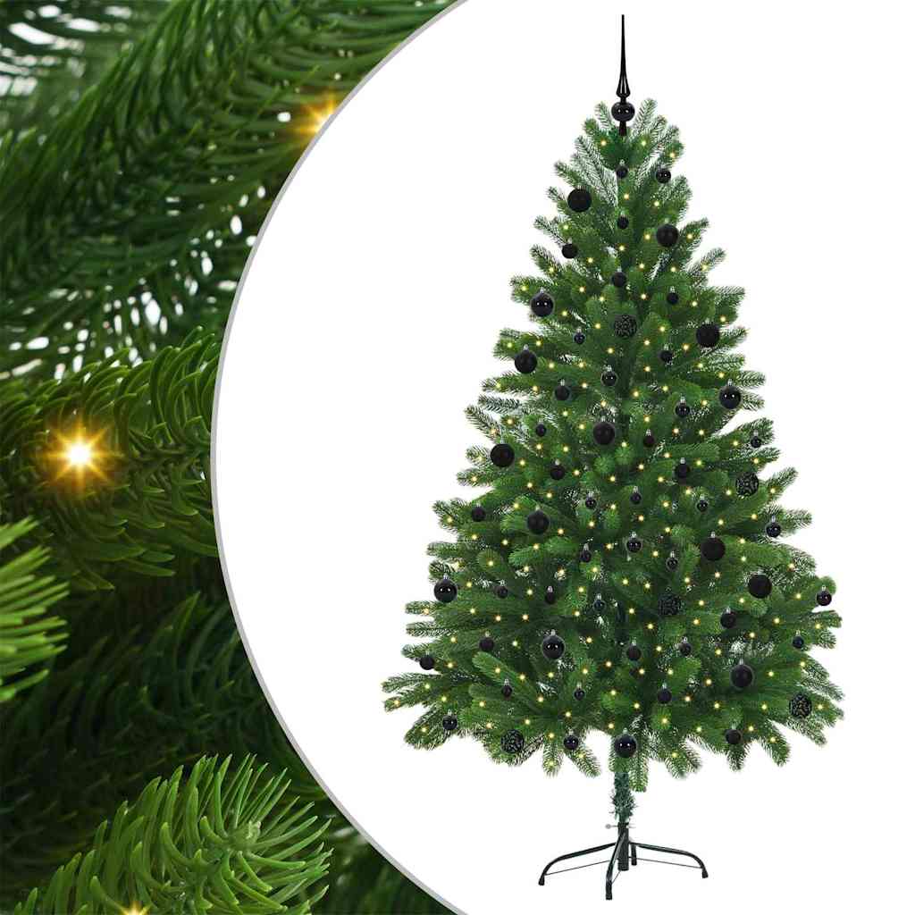 HKH Árvore de Natal com 300 Leds com Suporte Verde em PE