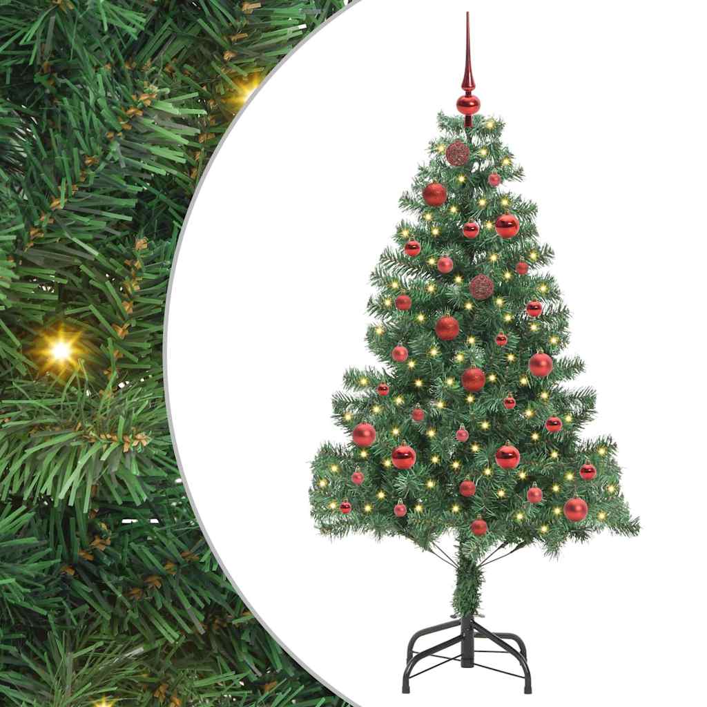 HKH Árvore de Natal com 150 Leds com Suporte Verde em PVC