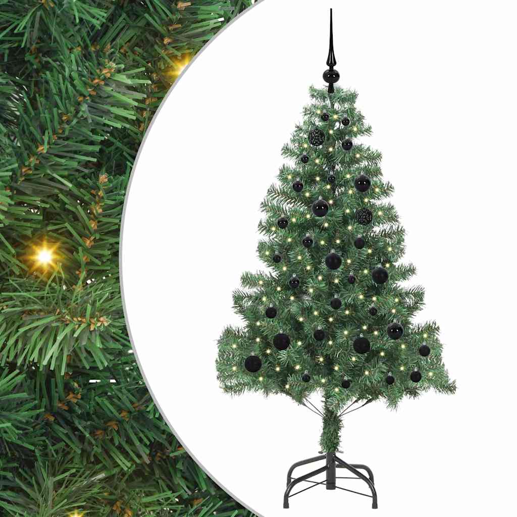 HKH Árvore de Natal com 150 Leds com Suporte Verde em PVC