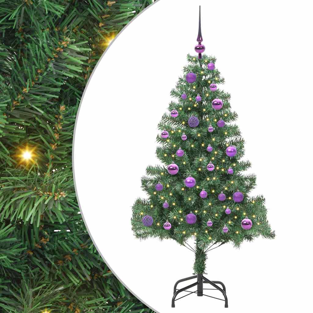 HKH Árvore de Natal com 150 Leds com Suporte Verde em PVC