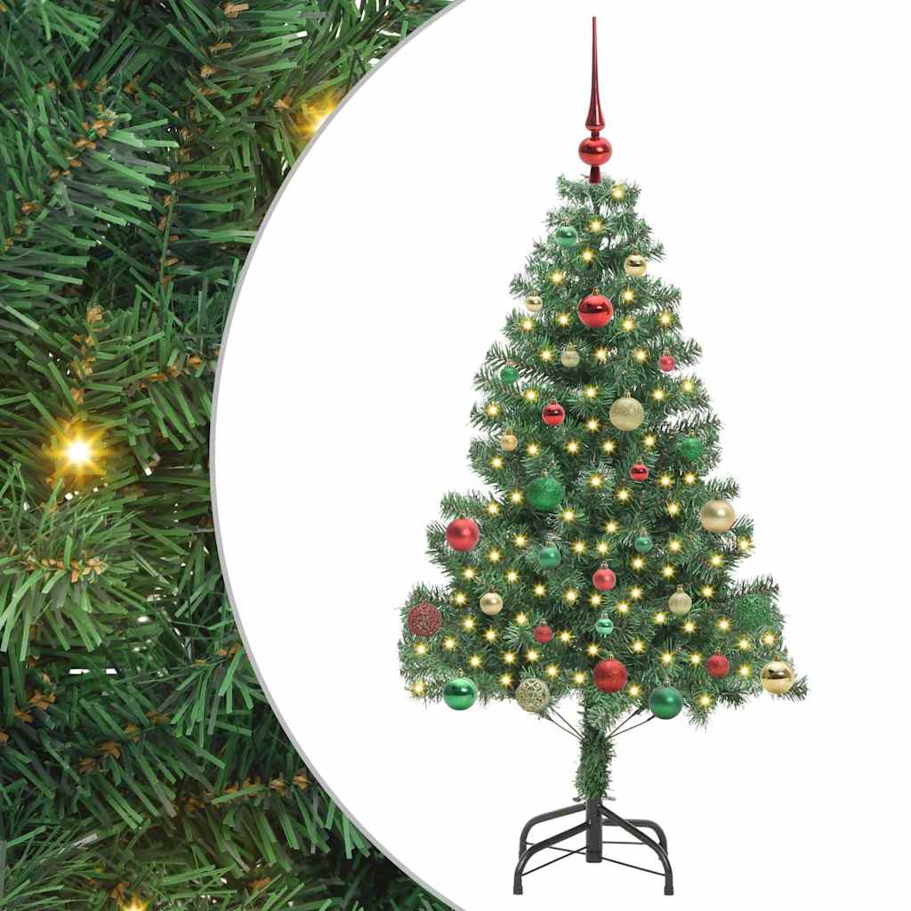 HKH Árvore de Natal com 150 Leds com Suporte Verde em PVC