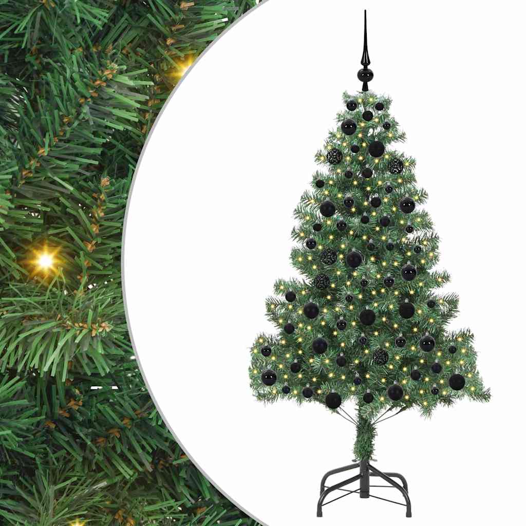 HKH Árvore de Natal com 300 Leds com Suporte Verde em PVC