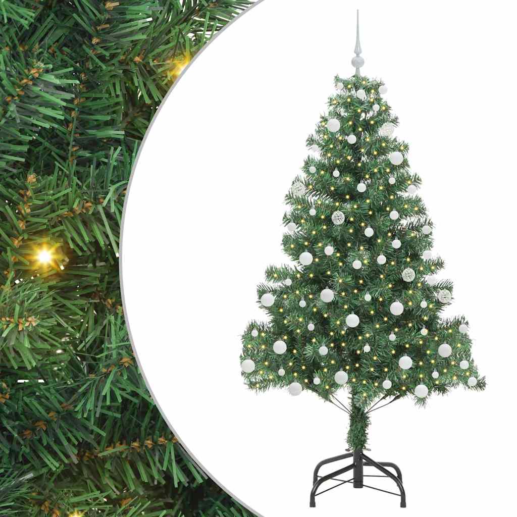 HKH Árvore de Natal com 300 Leds com Suporte Verde em PVC