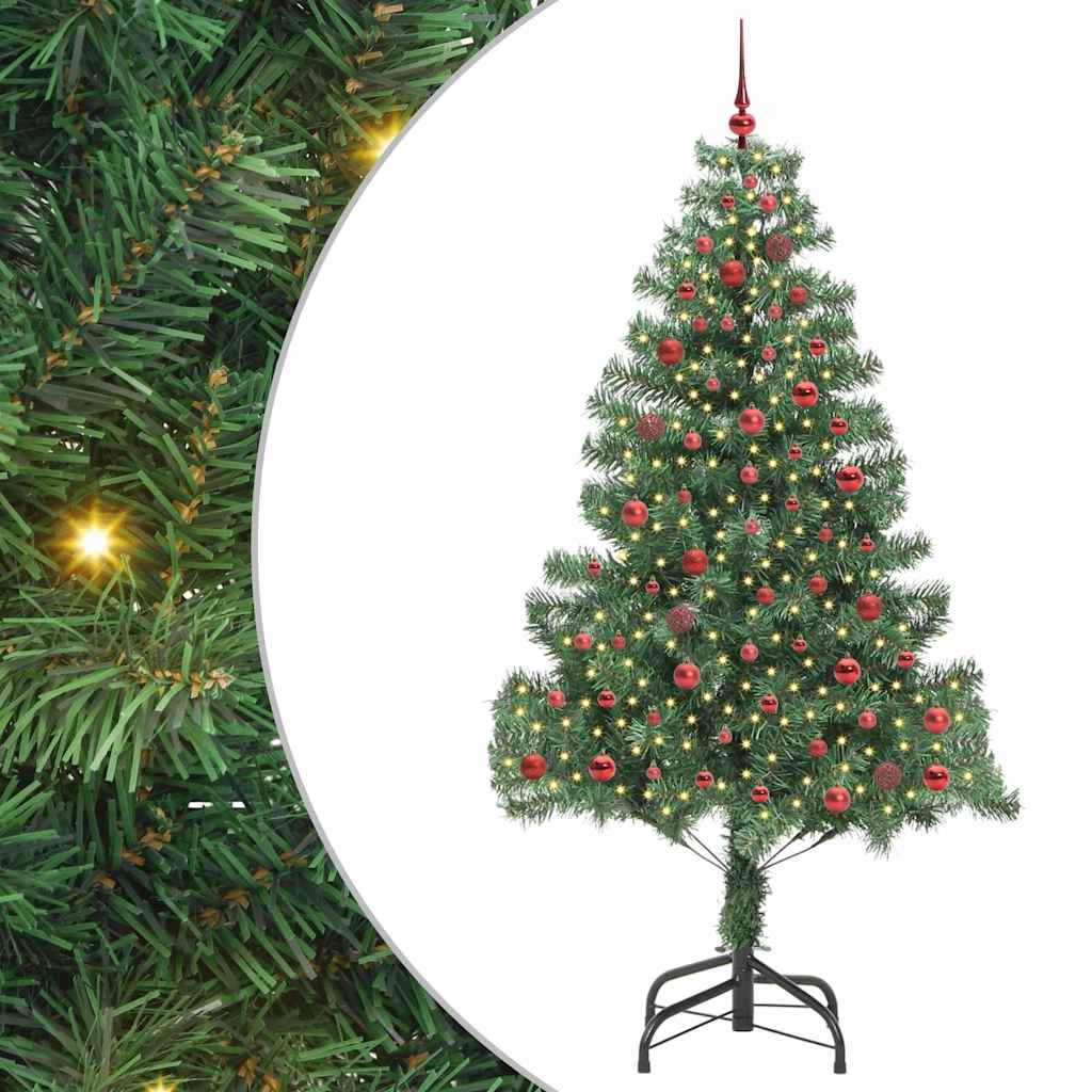 HKH Árvore de Natal com 300 Leds com Suporte Verde em PVC