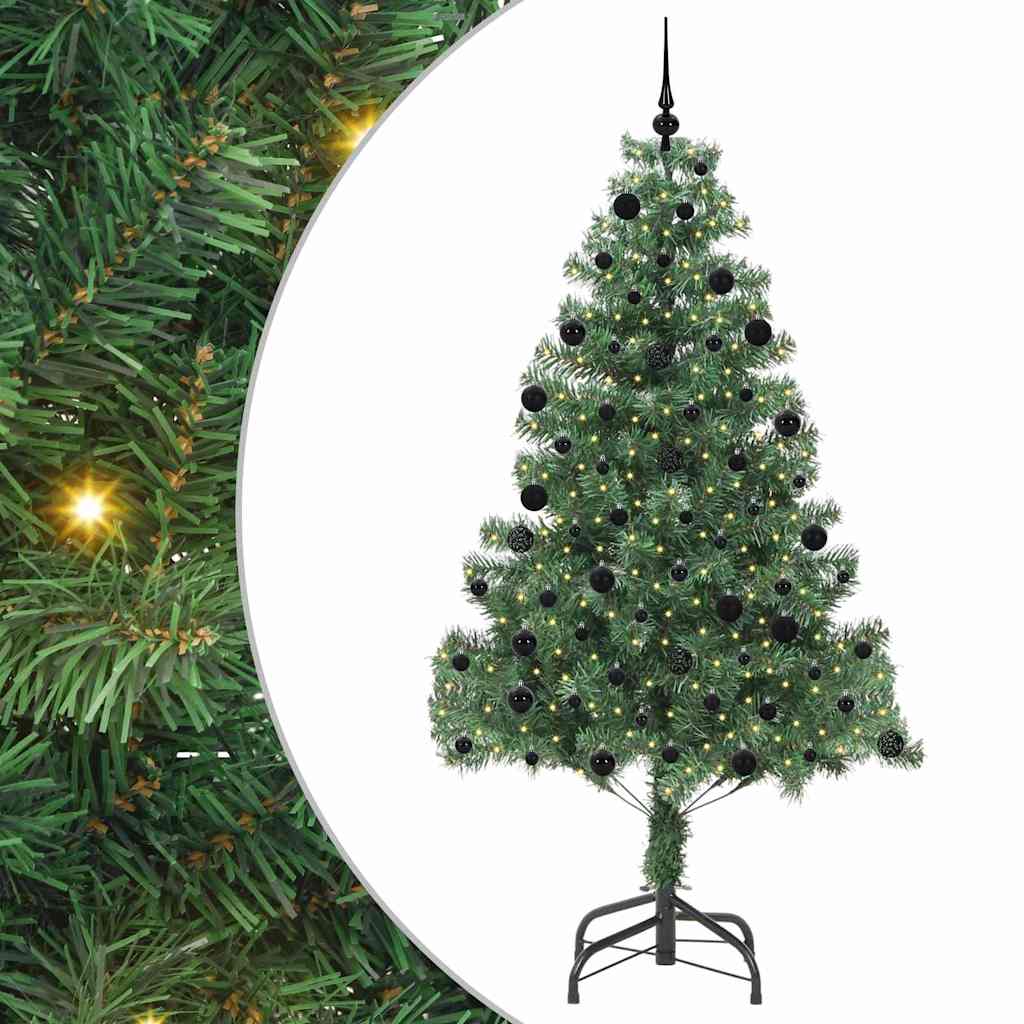 HKH Árvore de Natal com 300 Leds com Suporte Verde em PVC
