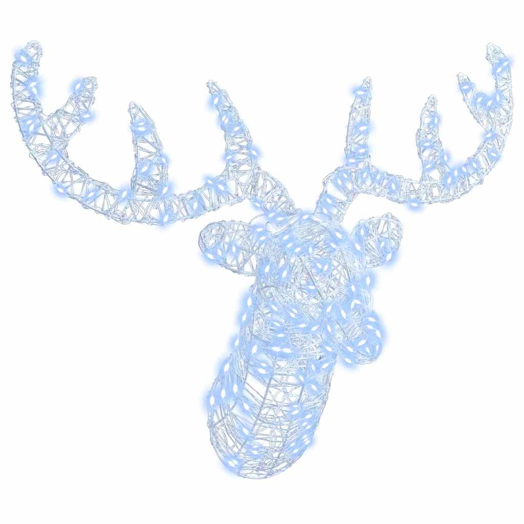 HKH Cabeça de Rena em Acrílo - Branco Frio